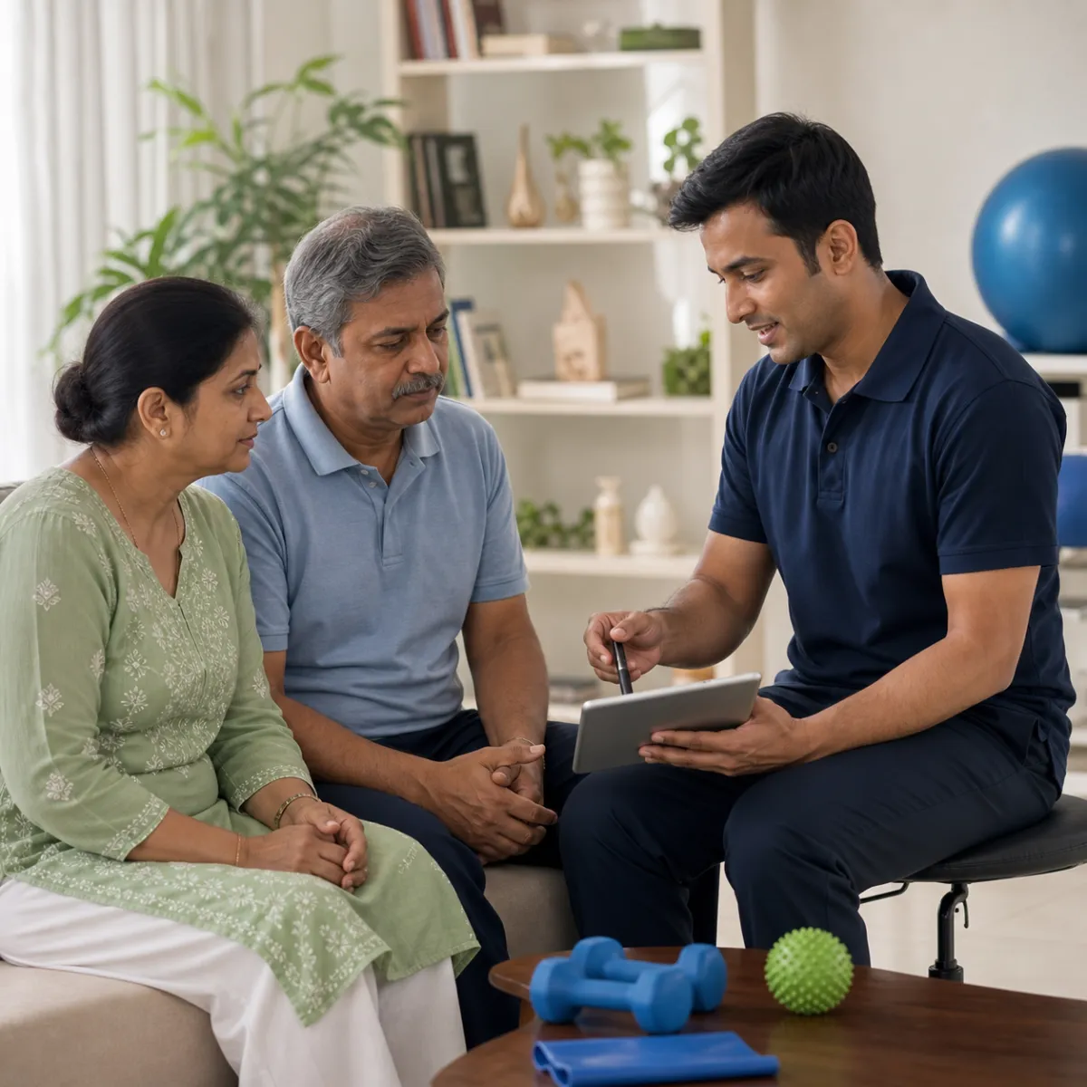 CareMotion physiotherapist delivering a personalized Cardiac Rehabilitation service in Hyde Road