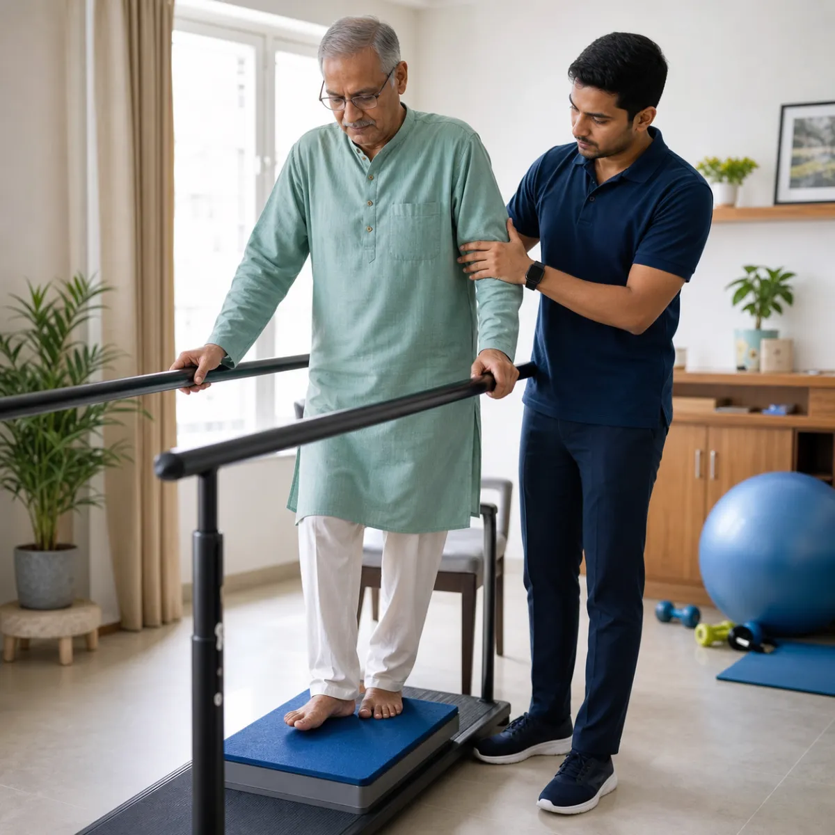 Evidence-informed techniques and equipment used during Critical Elderly Rehabilitation in Kamdevpur