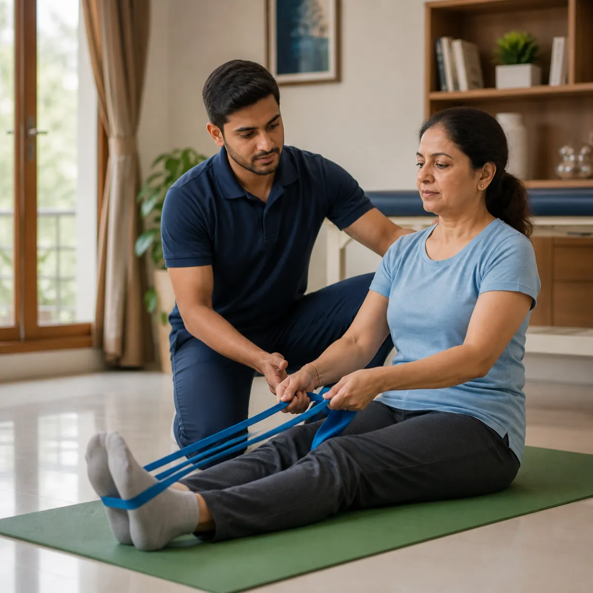 Evidence-informed techniques and equipment used during Home Exercise Therapy Programs in Udayrajpur