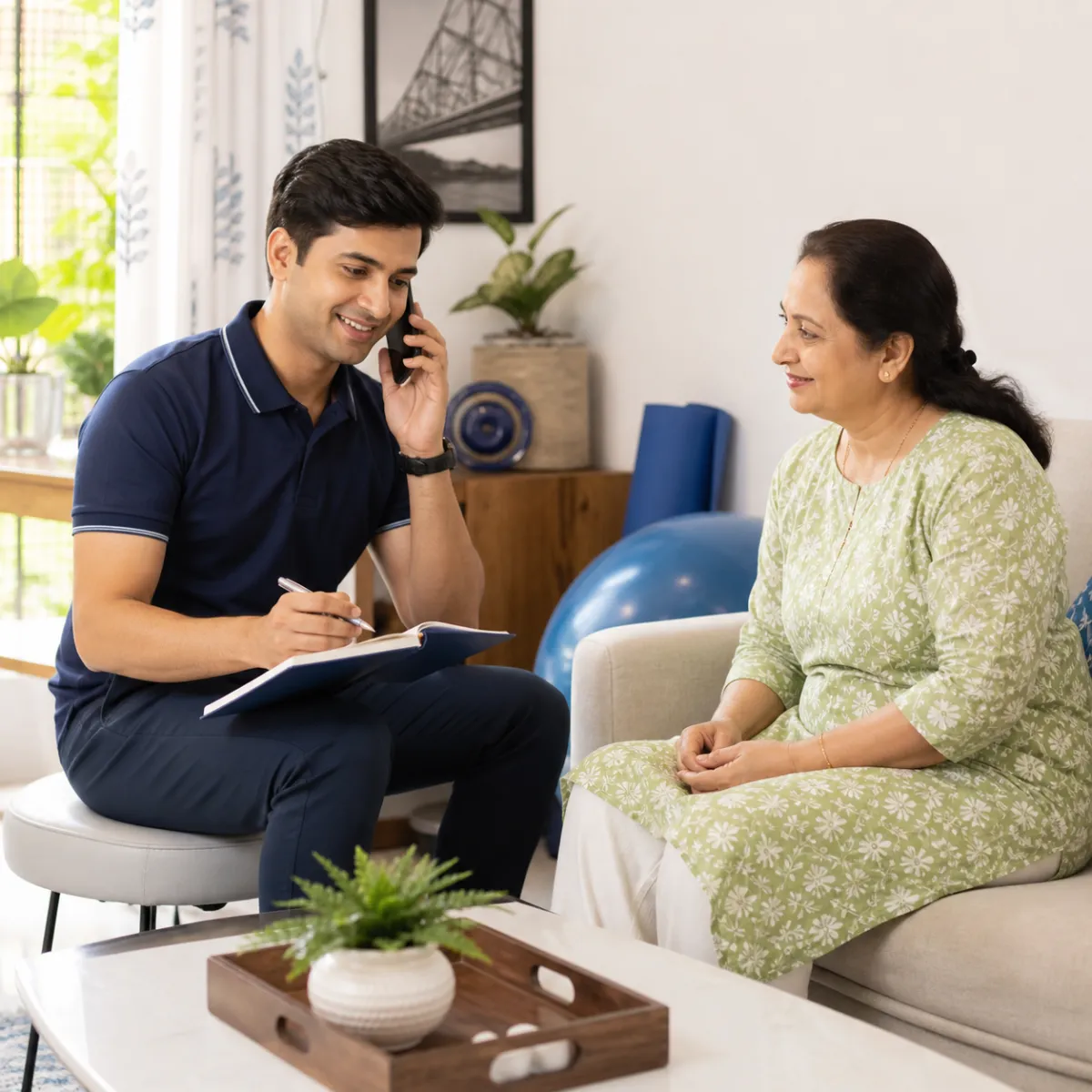 Contact CareMotion to discuss a Home Physiotherapy appointment in Achhipur