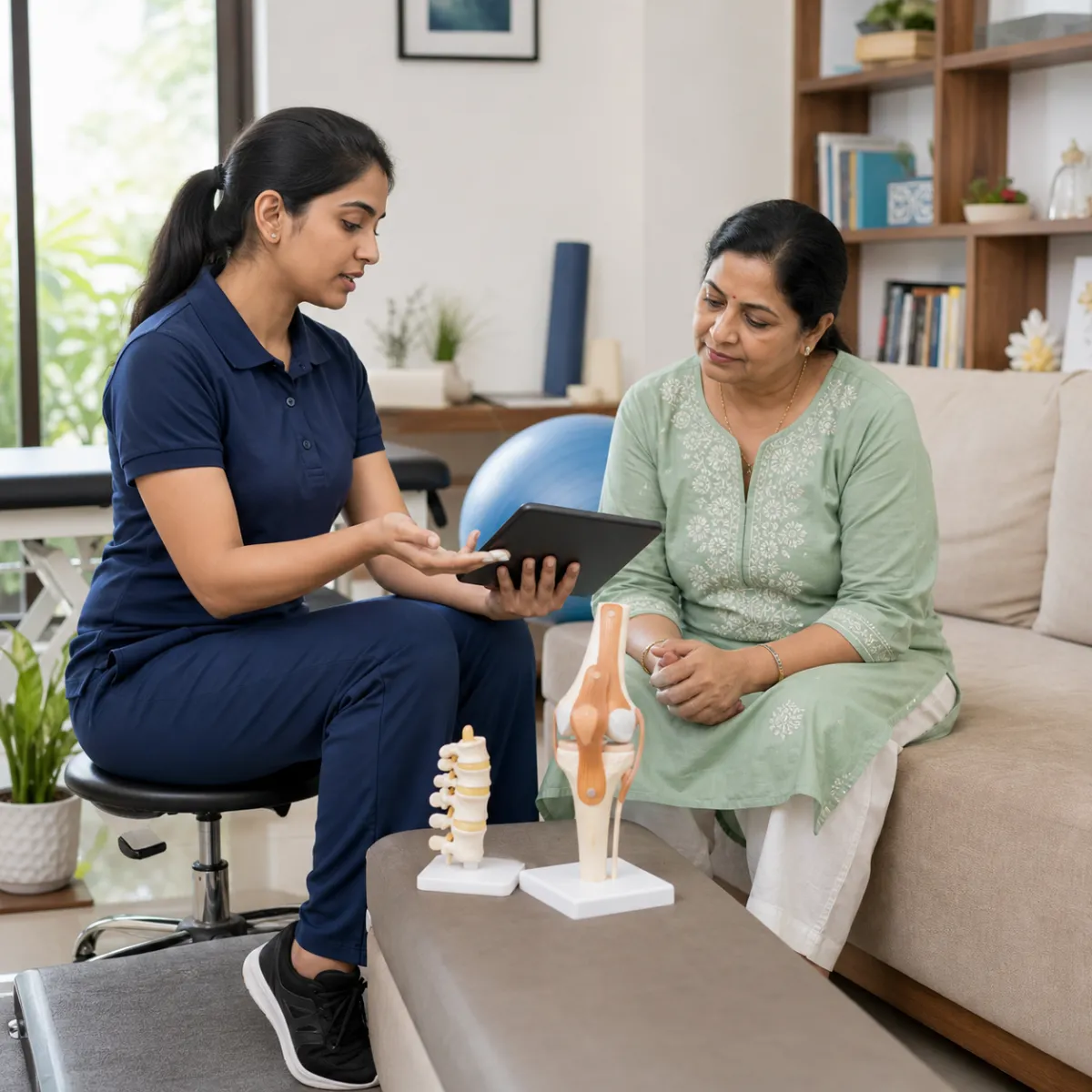 CareMotion physiotherapist delivering a personalized Home Physiotherapy service in Achhipur