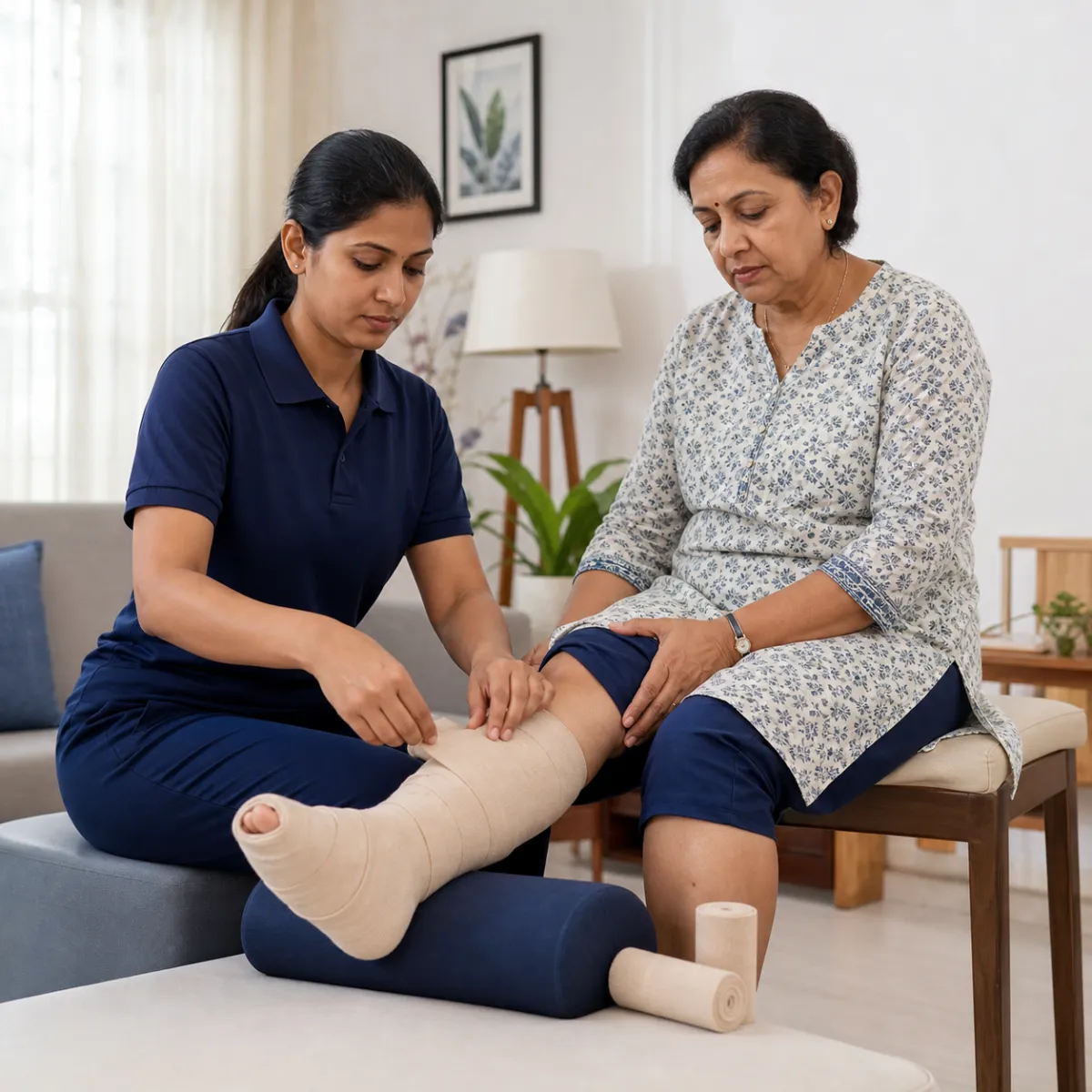 Evidence-informed techniques and equipment used during Lymphedema Management in Arjunpur