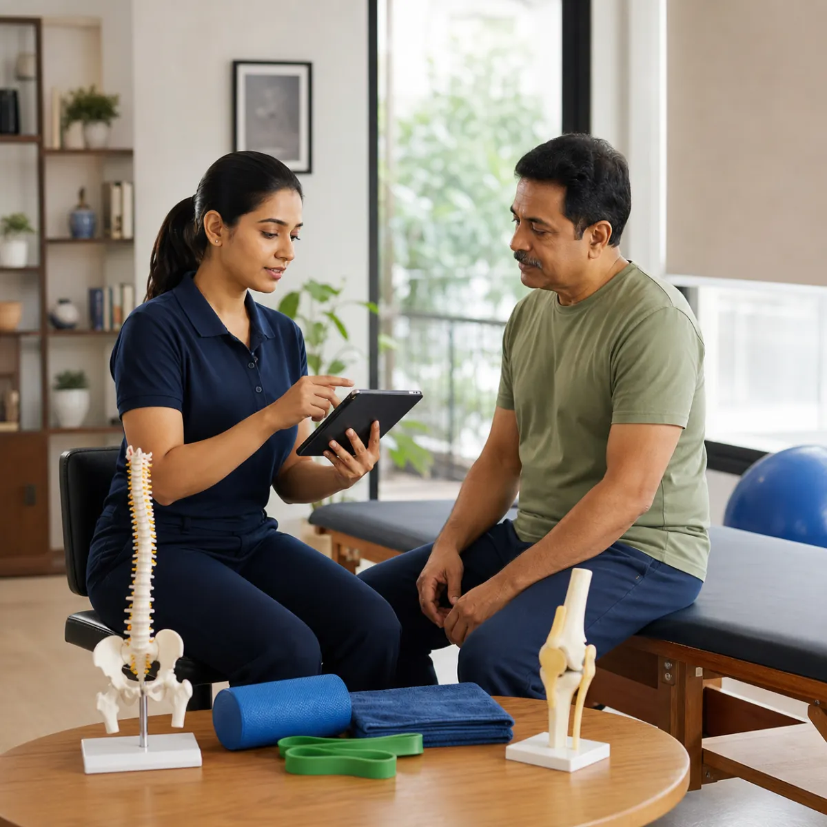 CareMotion physiotherapist delivering a personalized Manual Therapy & Joint Mobilization service in Bartala