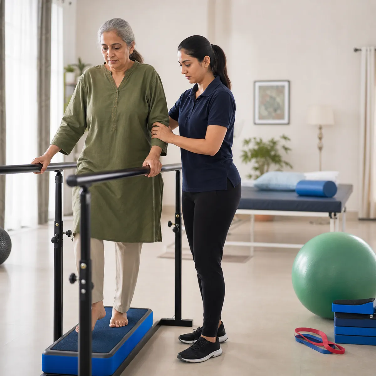 Evidence-informed techniques and equipment used during Multiple Sclerosis Rehabilitation in Narayanpur