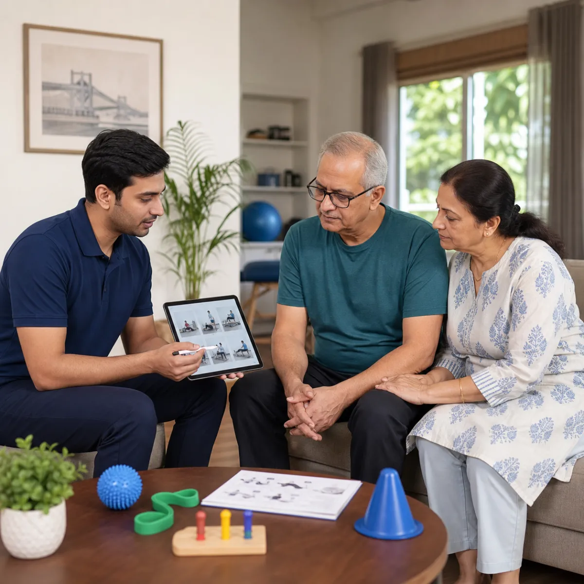 CareMotion physiotherapist delivering a personalized Neurological Rehabilitation service in Hyde Road