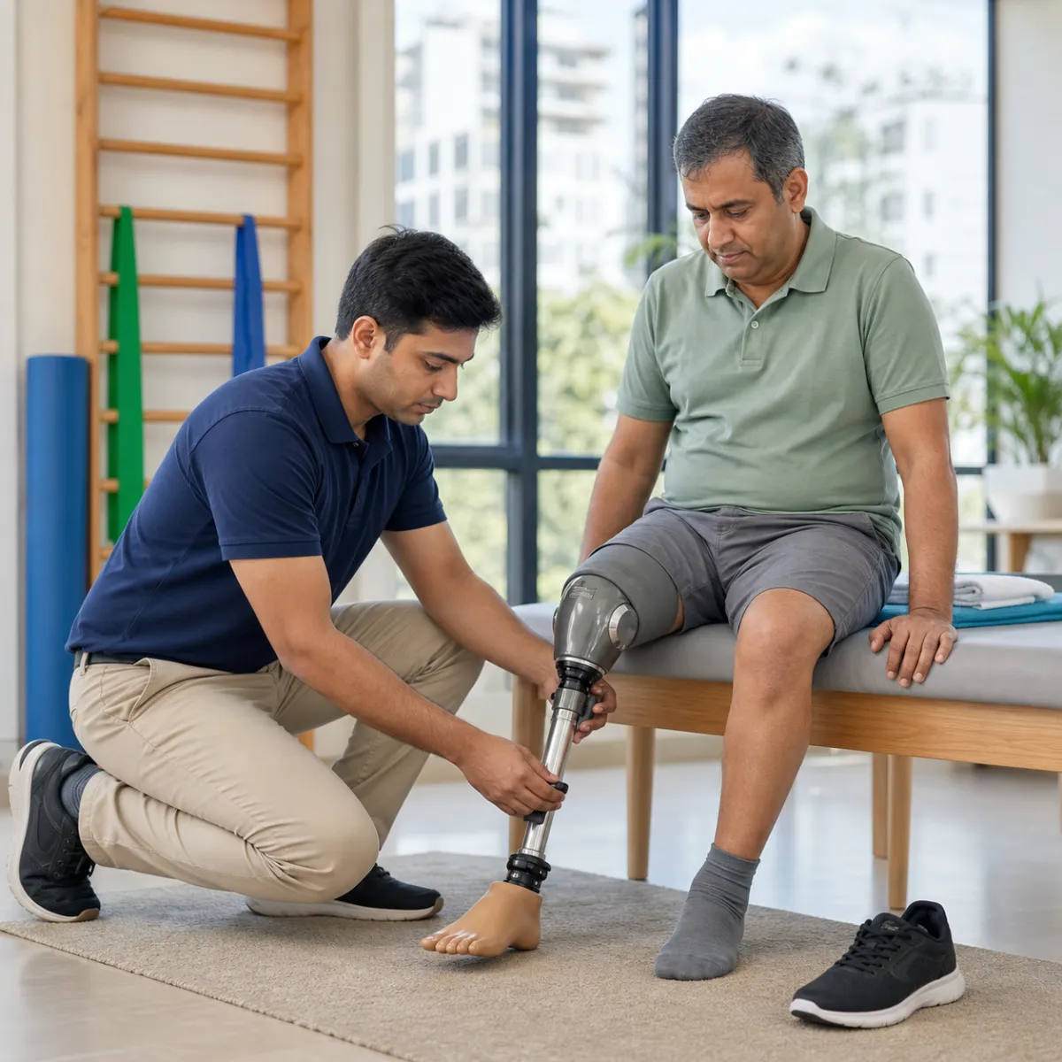 Evidence-informed techniques and equipment used during Orthotic and Prosthetic Support in Bartala