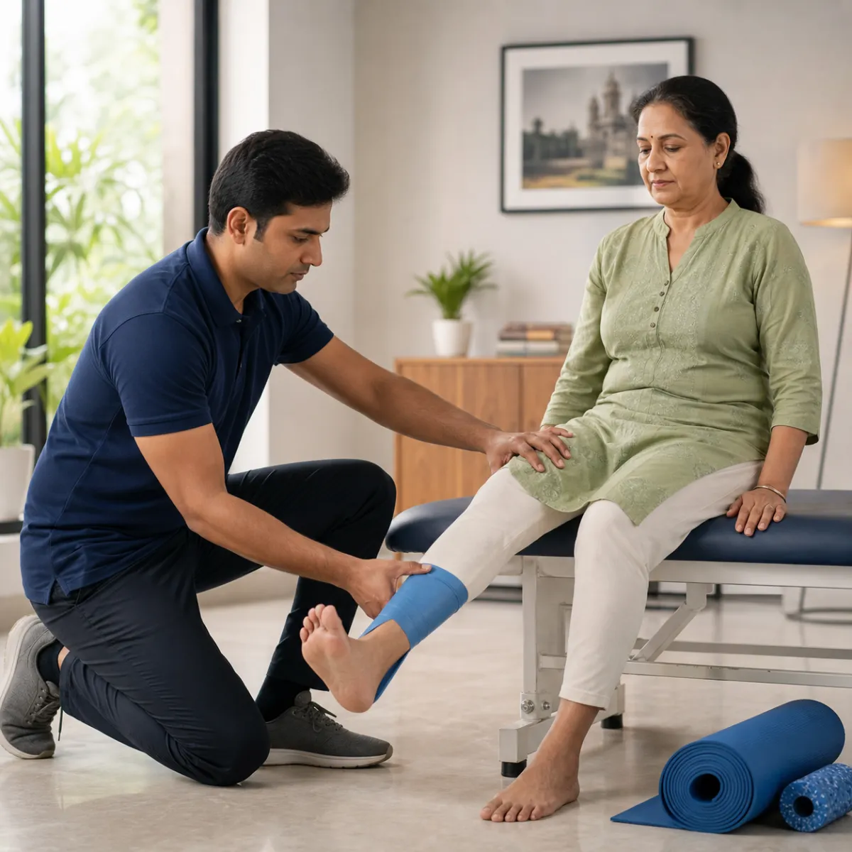 Evidence-informed techniques and equipment used during Osteoarthritis Treatment in Chowhati