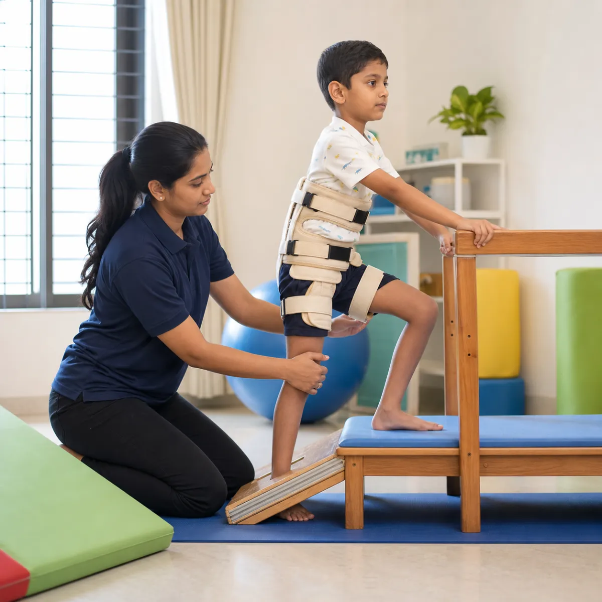 Evidence-informed techniques and equipment used during Paediatric Rehabilitation in Bartala
