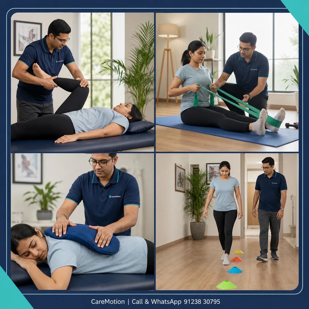 CareMotion physiotherapist delivering targeted Pain Management interventions in Narayanpur