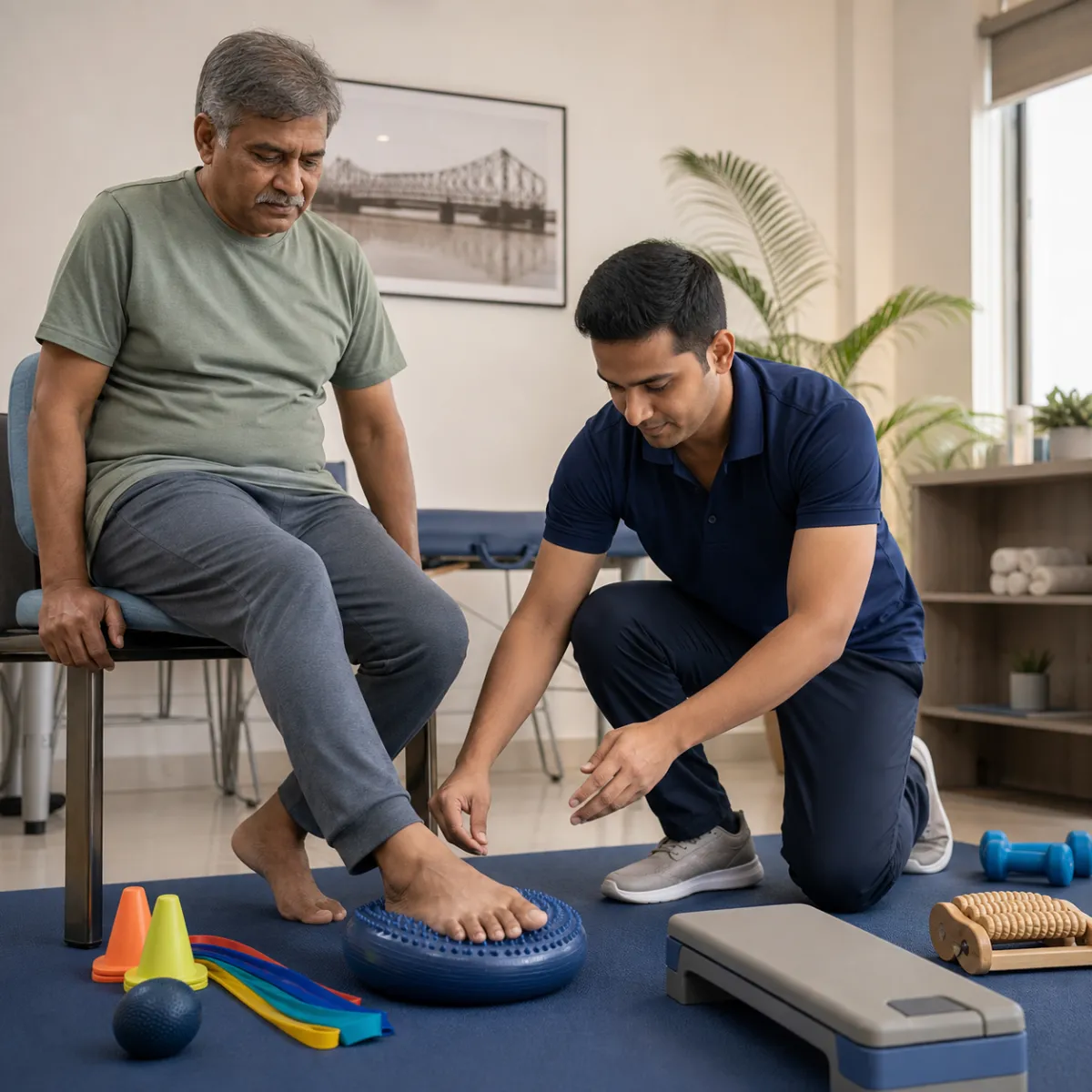 Evidence-informed techniques and equipment used during Peripheral Neuropathy Rehabilitation in Bartala
