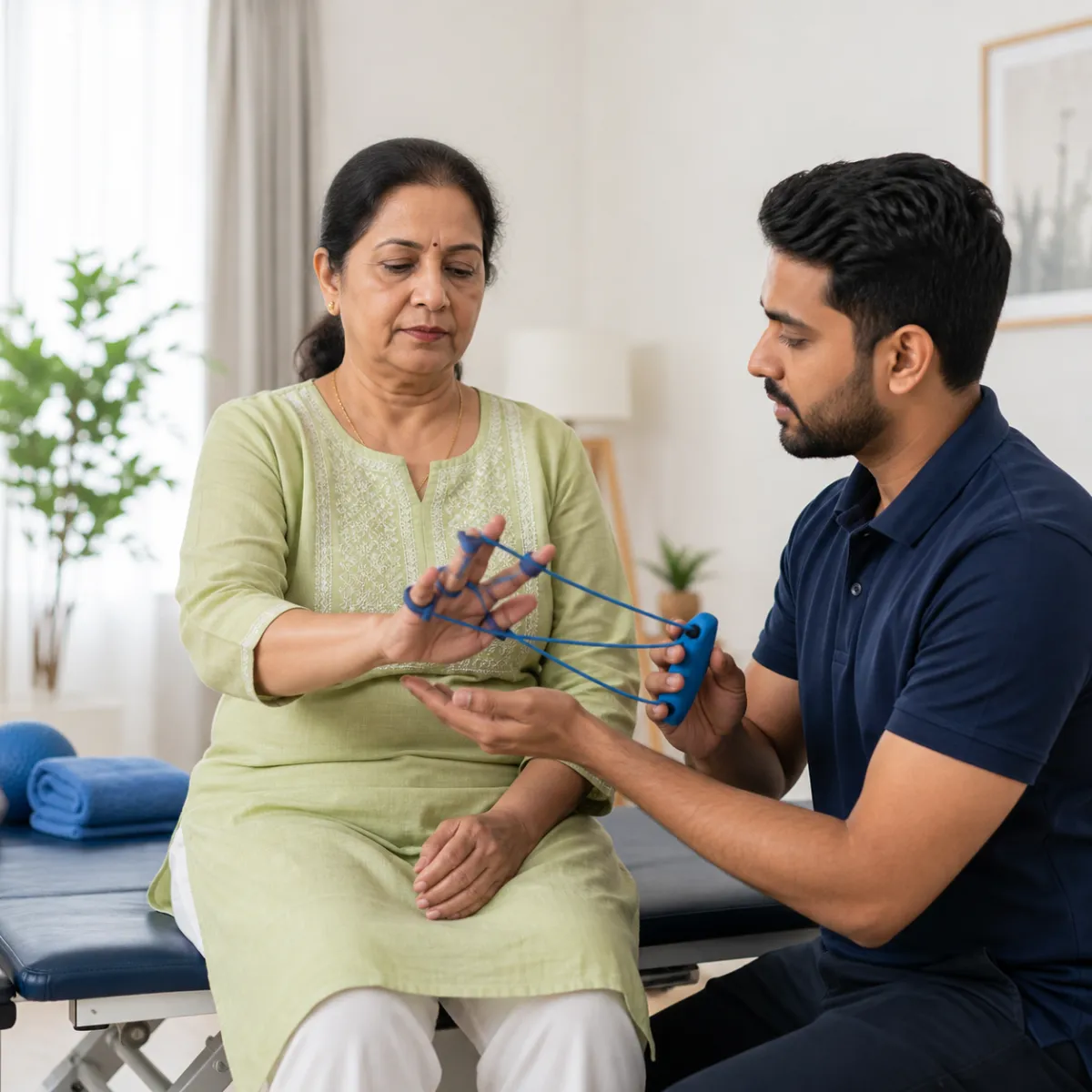 Evidence-informed techniques and equipment used during Rheumatoid Arthritis Rehabilitation in Kamdevpur