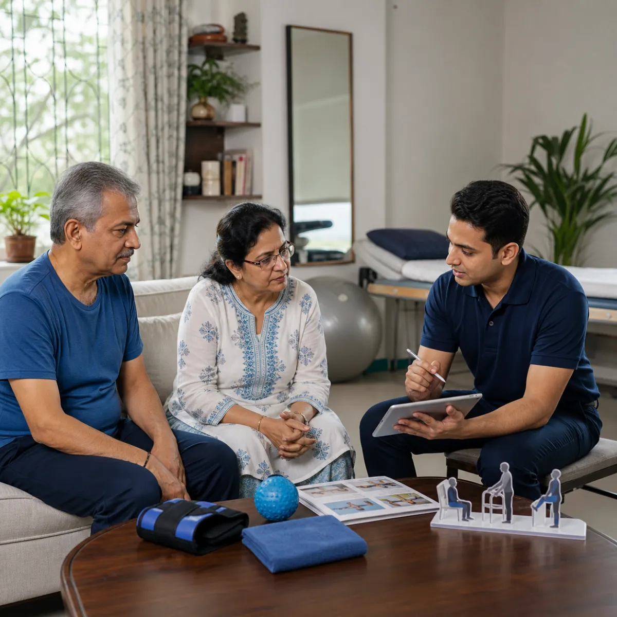 CareMotion physiotherapist delivering a personalized Stroke Rehabilitation service in Achhipur